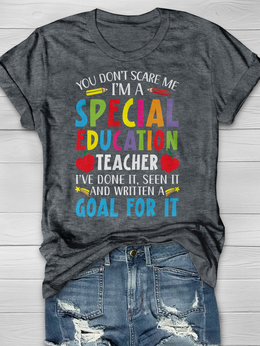 Special Education Teacher Print Graphic T-shirts