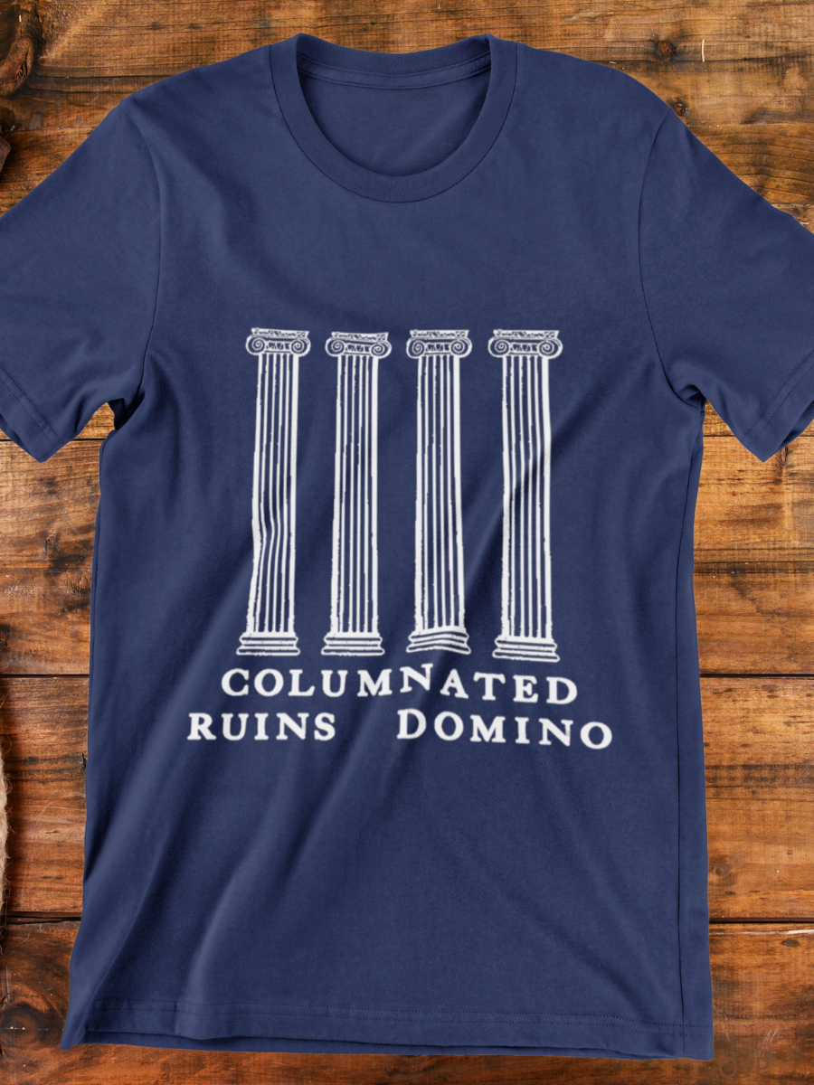 Columnated Ruins Domino Graphic T-shirt
