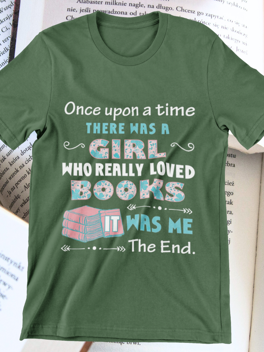 There Was A Girl Who Really Loved Books Graphic T-shirts