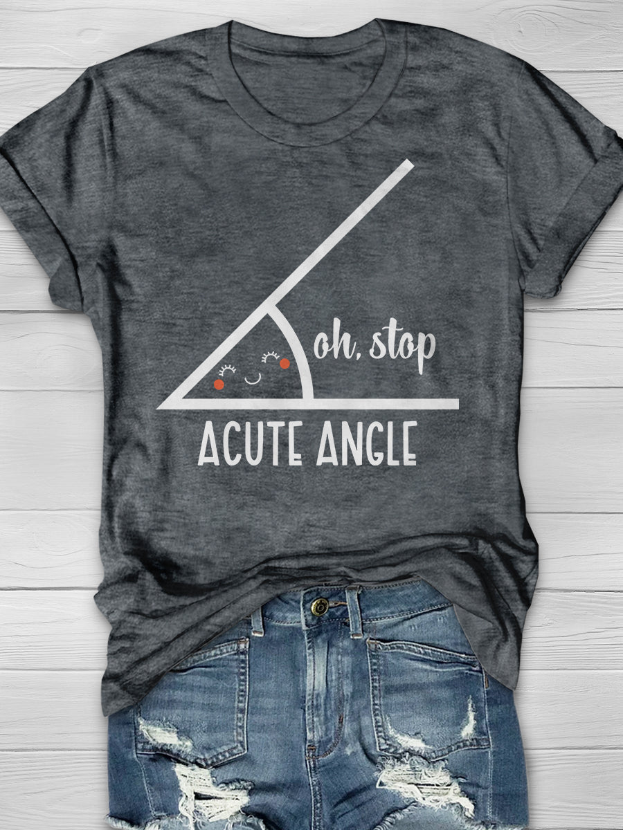 Math Teacher Print Graphic T-shirts