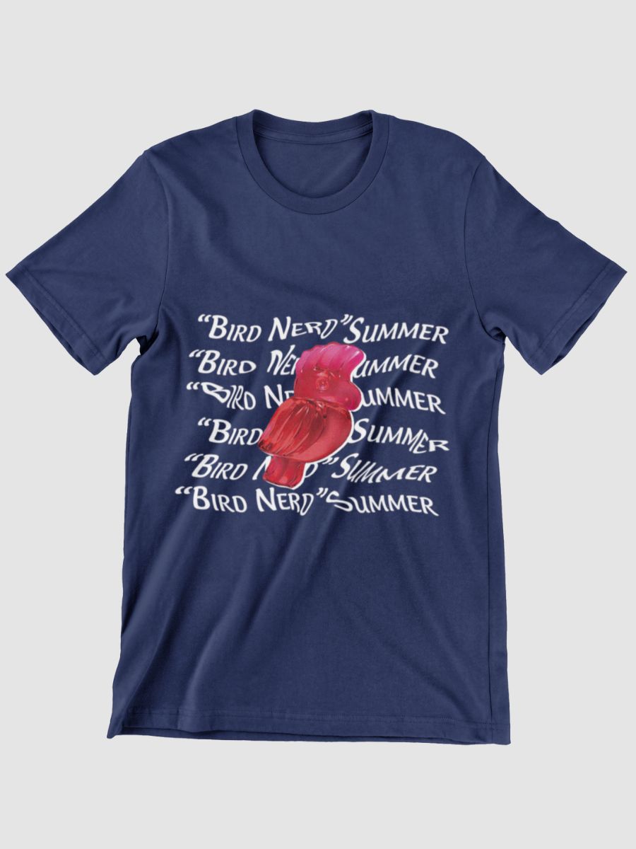 Bird Nerd Summer Graphic T-shirt