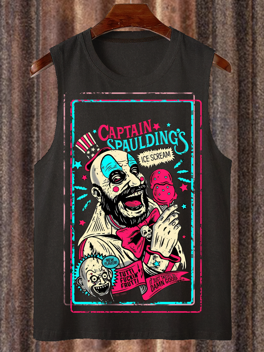Captain Spaulding's Ice Scream Cotton Vest