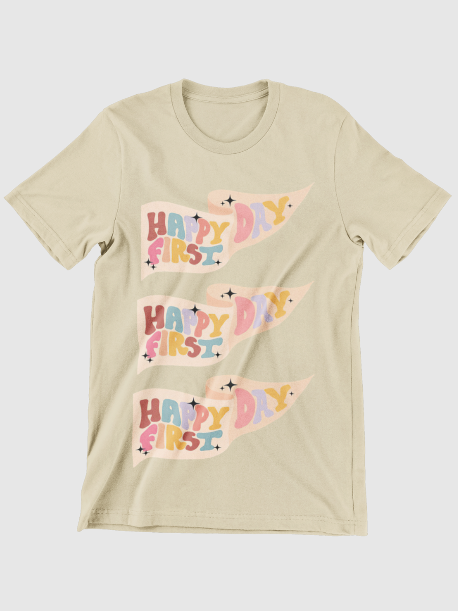 Happy First Day of School Graphic T-shirt