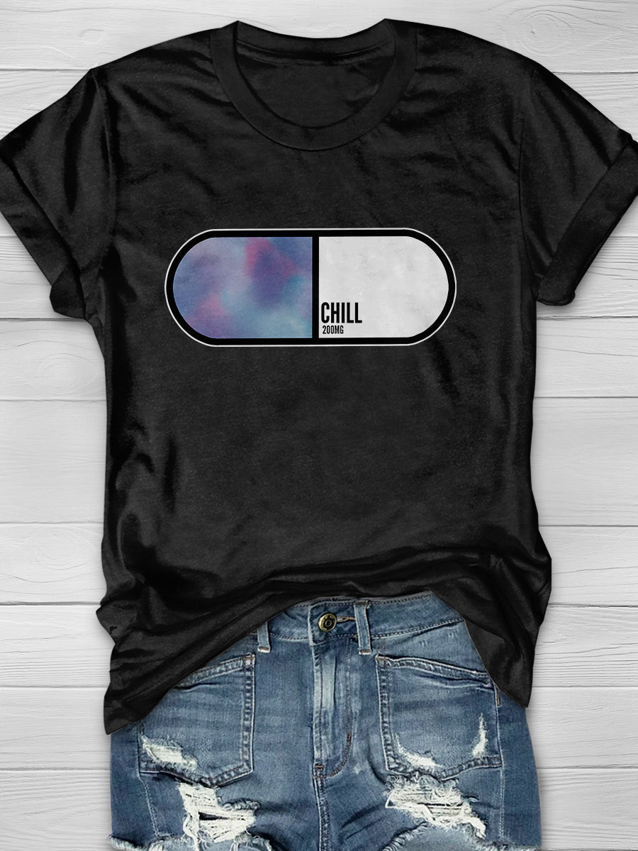 Chill Print Short Sleeve T-shirt