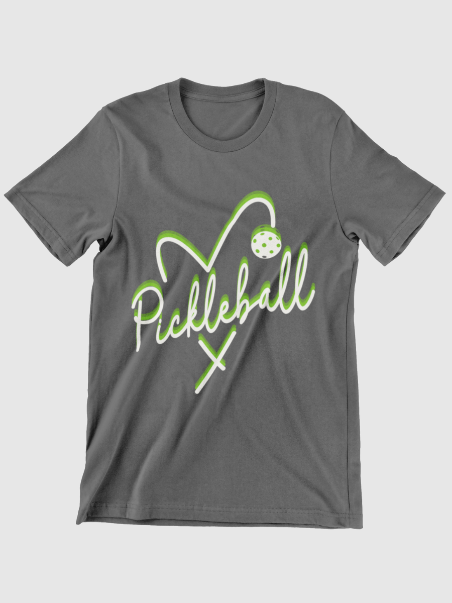 Pickleball Heart Graphic T-shirt