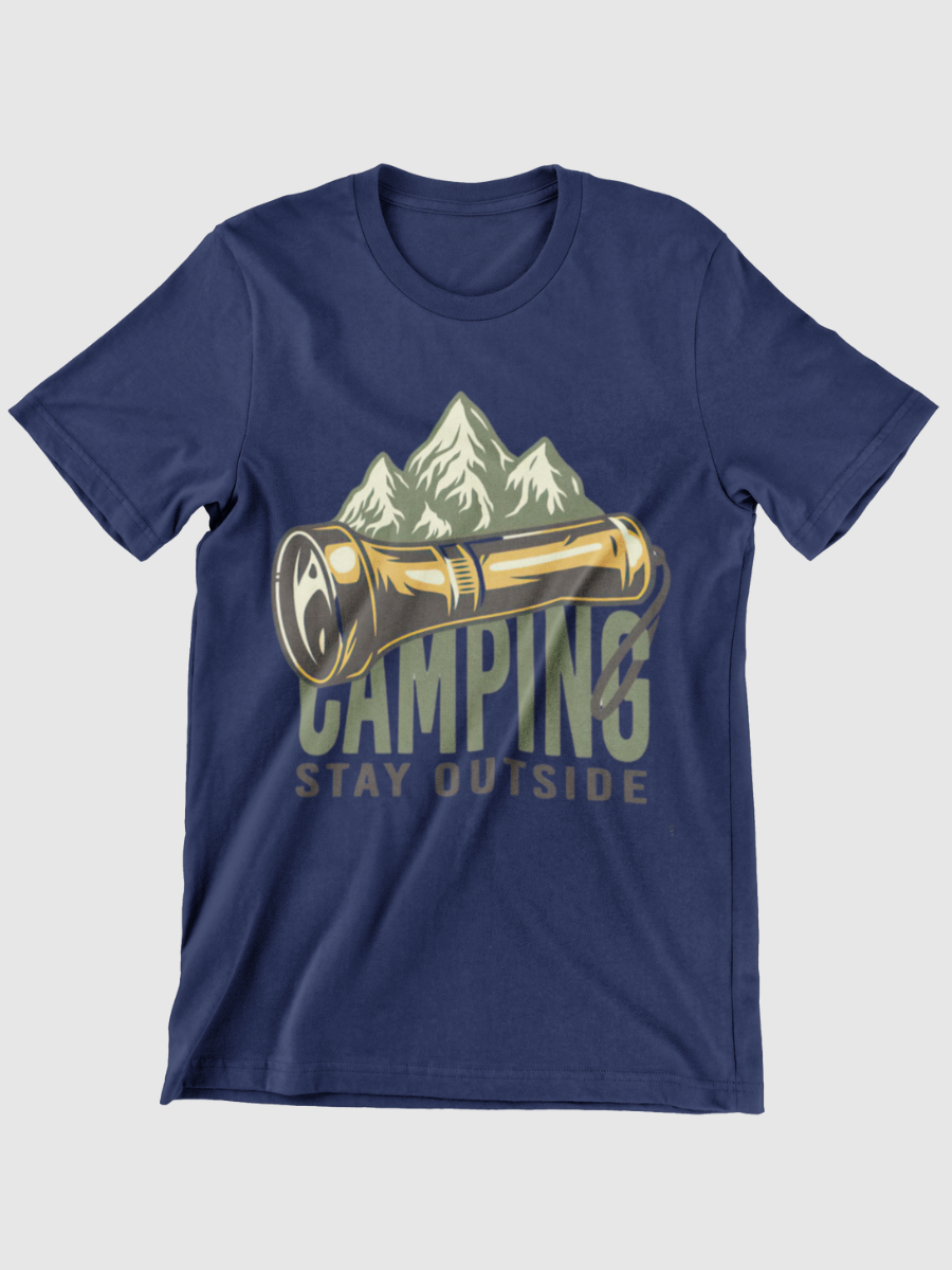 Camping Stay Outside Graphic T-shirt