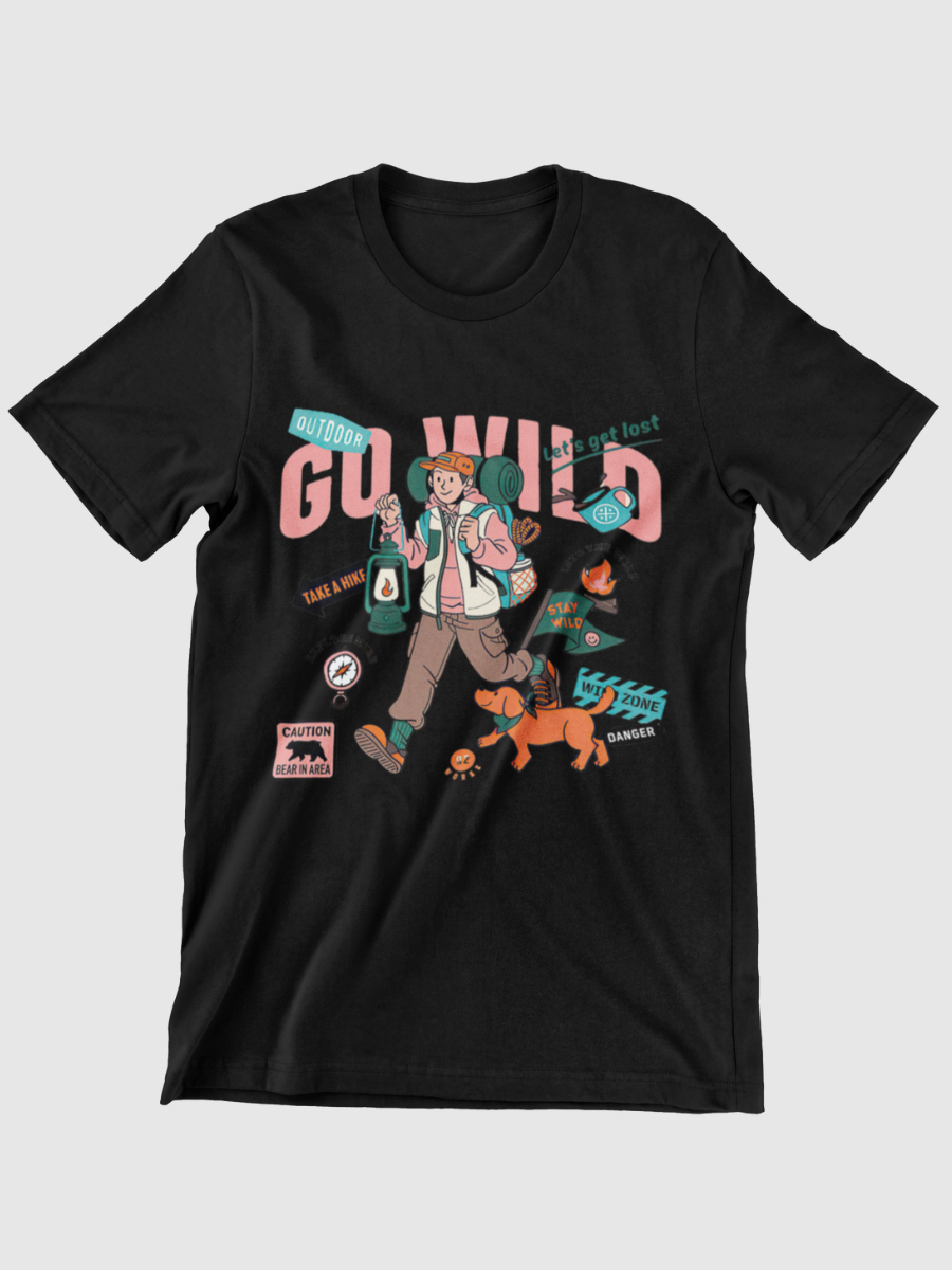 GO WILD Graphic T-shirt