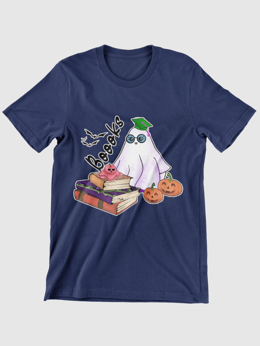 Halloween Boooks Graphic T-shirt