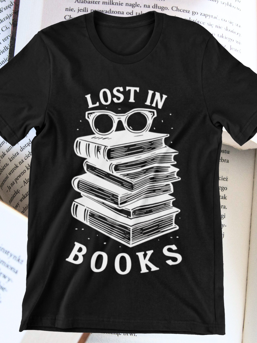 Booktrovert Lost In Books Graphic T-shirts