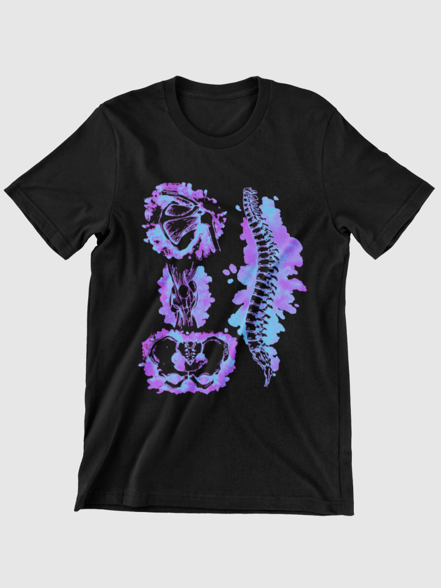 Ribs Skeletons Graphic T-shirt