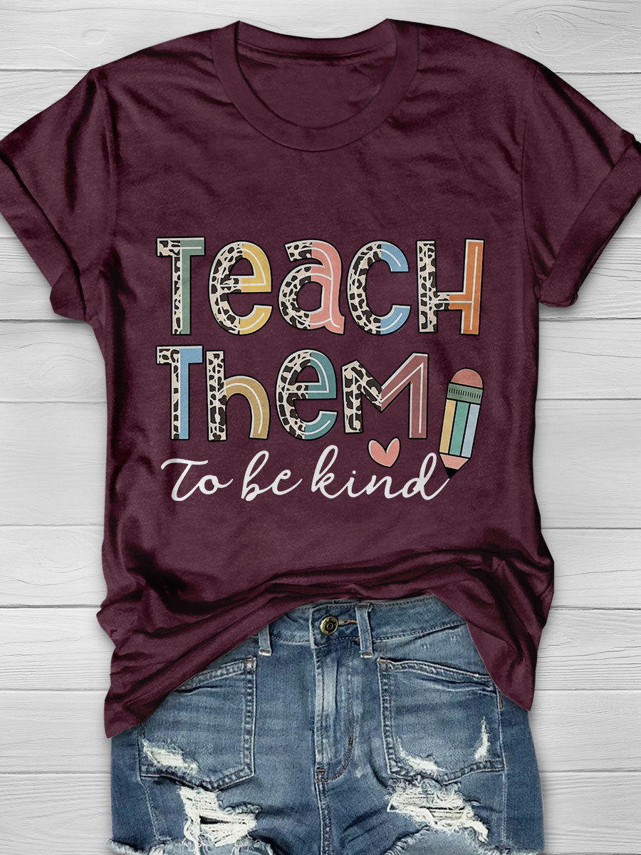 Back to School Print Graphic T-shirts