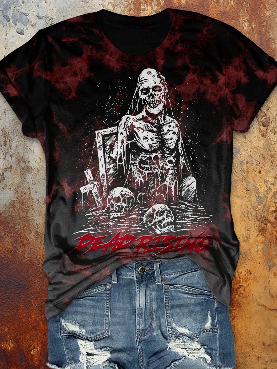 SCARLXRD DEAD RISING SKELETON T-shirts