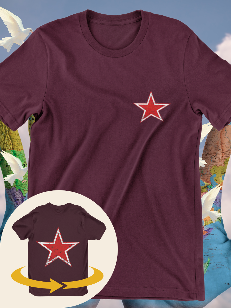 Red Star Sign Graphic T-shirts