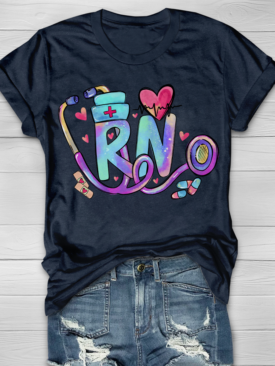 Registered Nurse Funny RN Graphic T-shirts