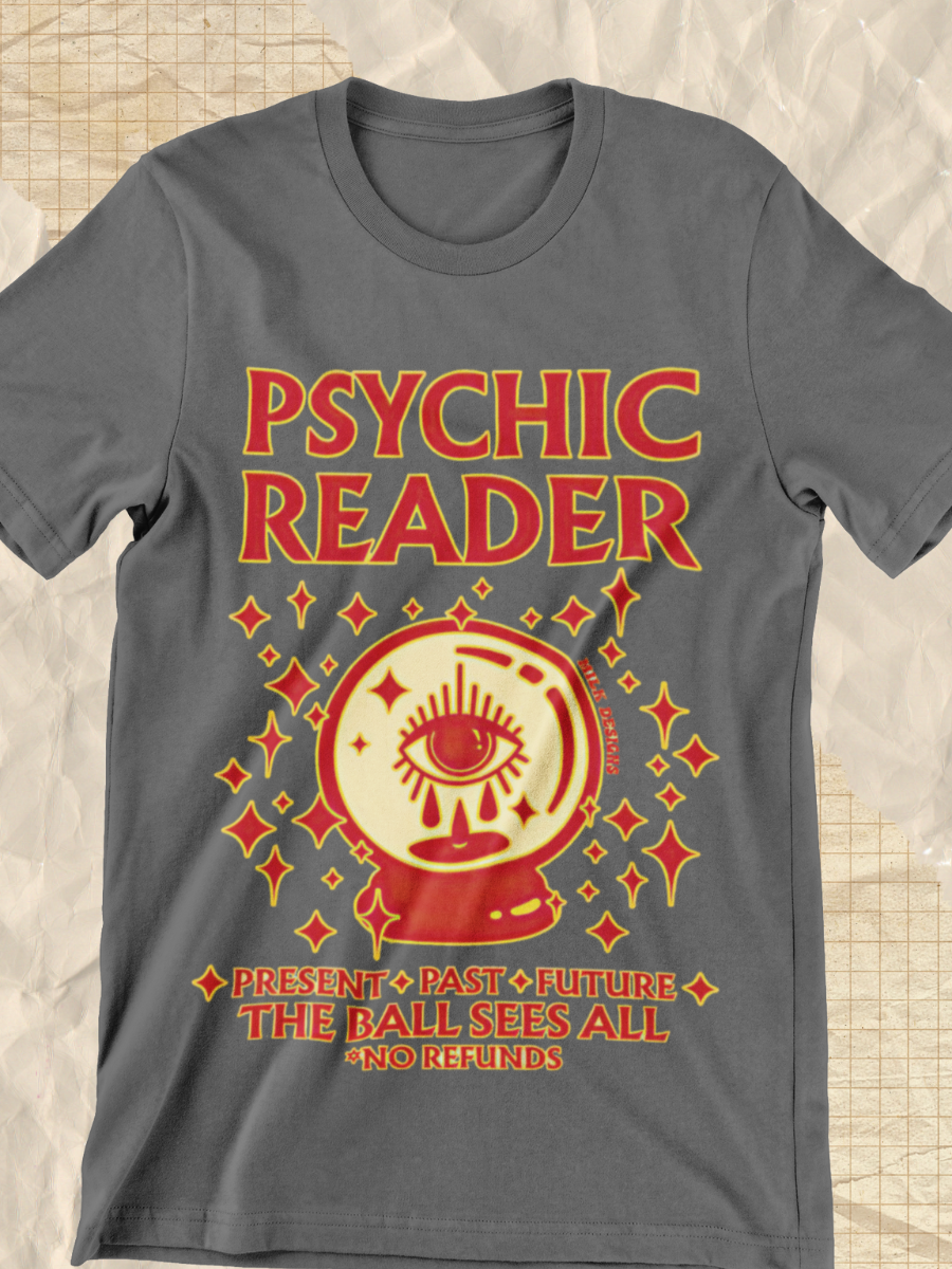 Psychic-reader Magic Eye Graphic T-shirt