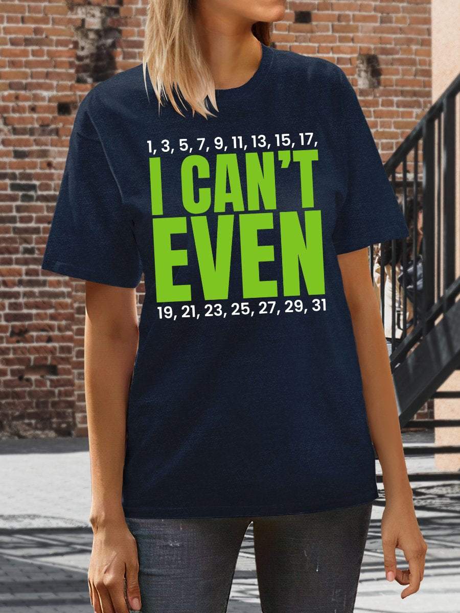 Funny Math Teacher Print Graphic T-shirts