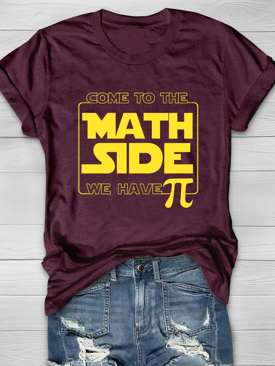 Math Geek Print Graphic T-shirts