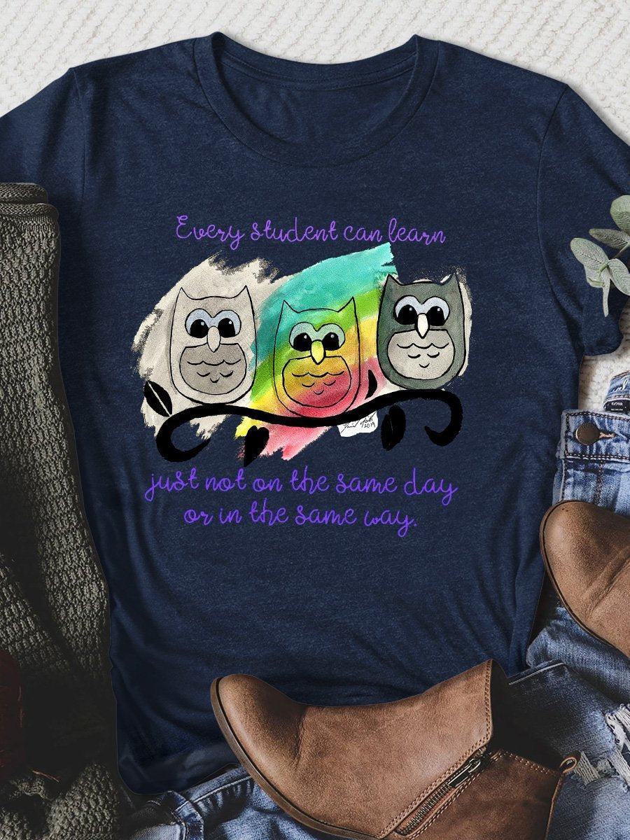 Every Student Can Learn Print Graphic T-shirts