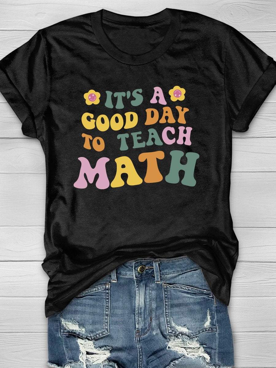 Teacher Life Print Graphic T-shirts