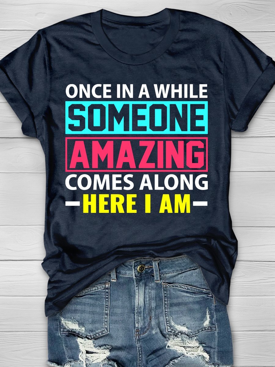 Funny Teacher Print Graphic T-shirts