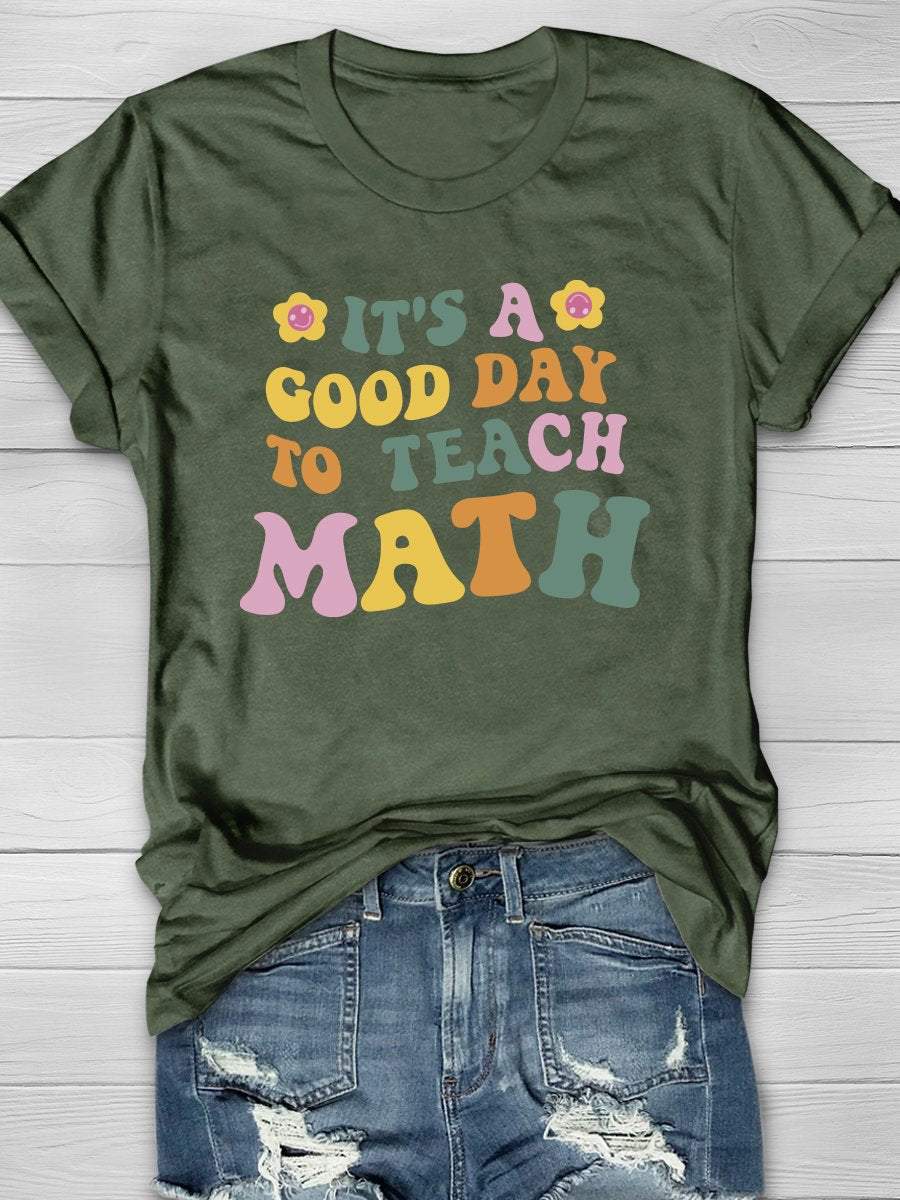 Teacher Life Print Graphic T-shirts