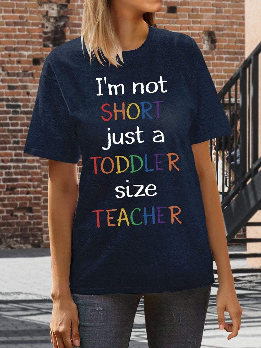 Funny Teacher Print Graphic T-shirts