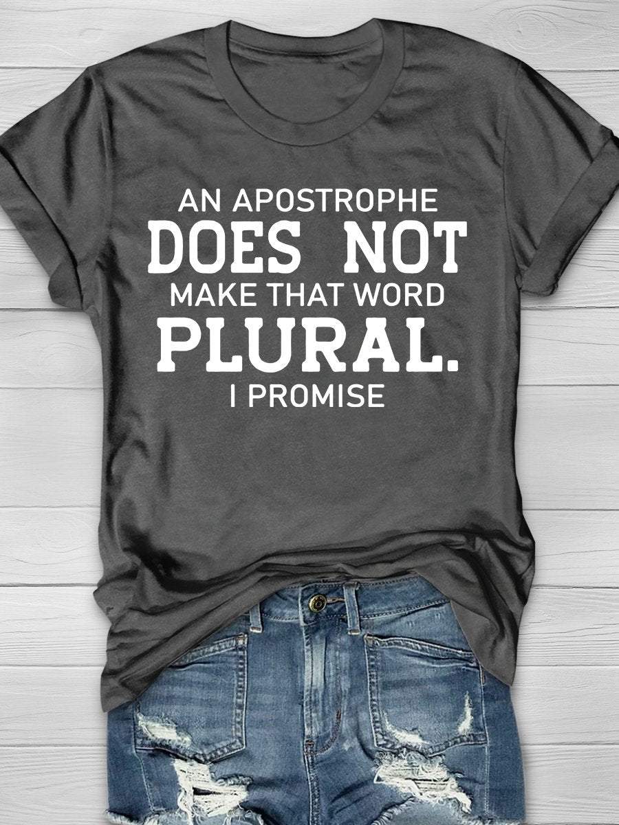 Funny Teacher Print Graphic T-shirts