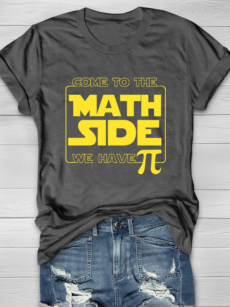 Math Geek Print Graphic T-shirts