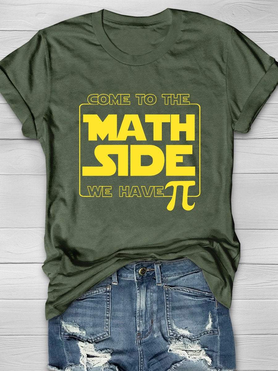 Math Geek Print Graphic T-shirts