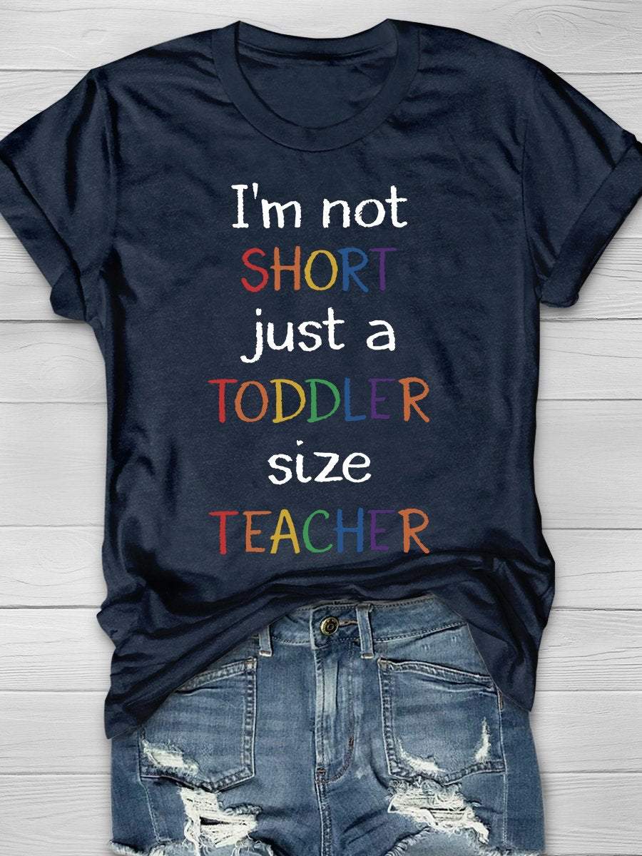 Funny Teacher Print Graphic T-shirts