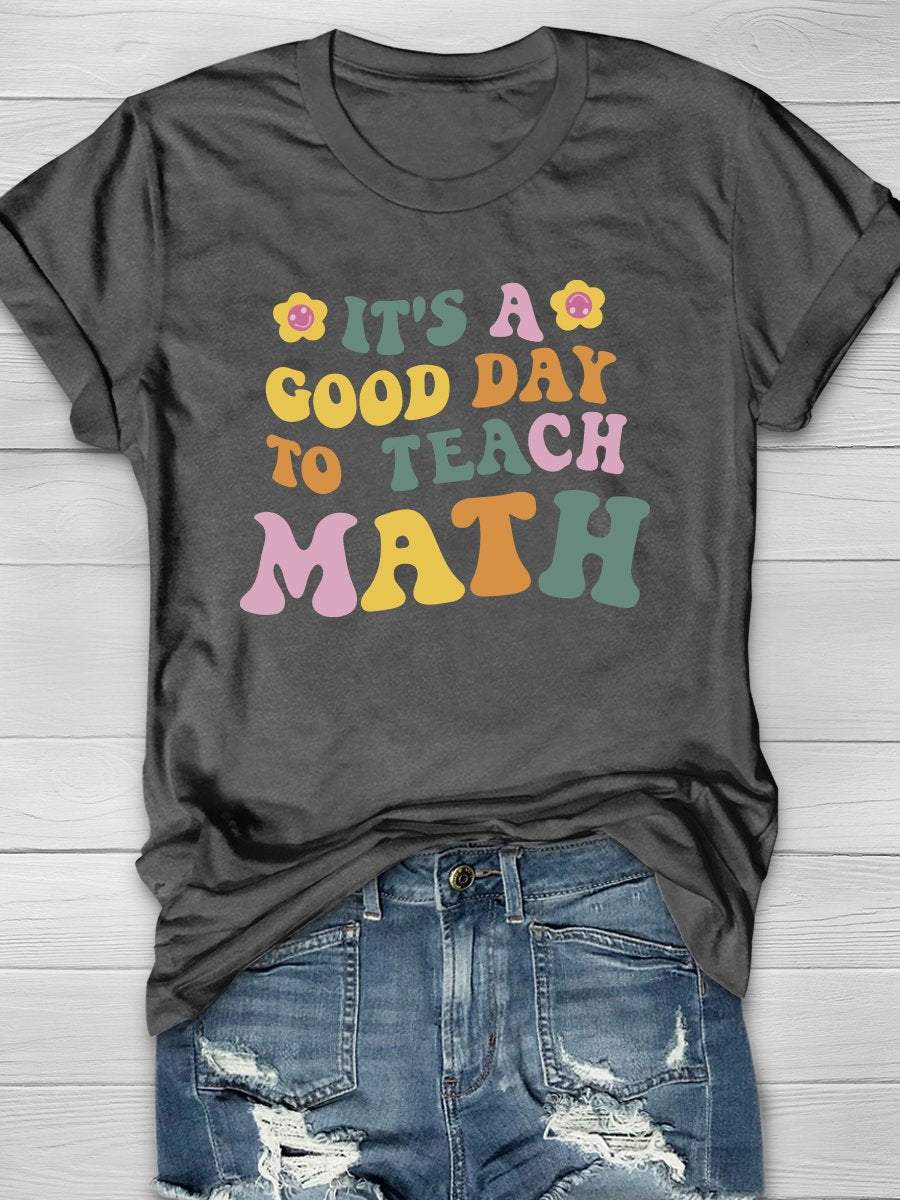 Teacher Life Print Graphic T-shirts