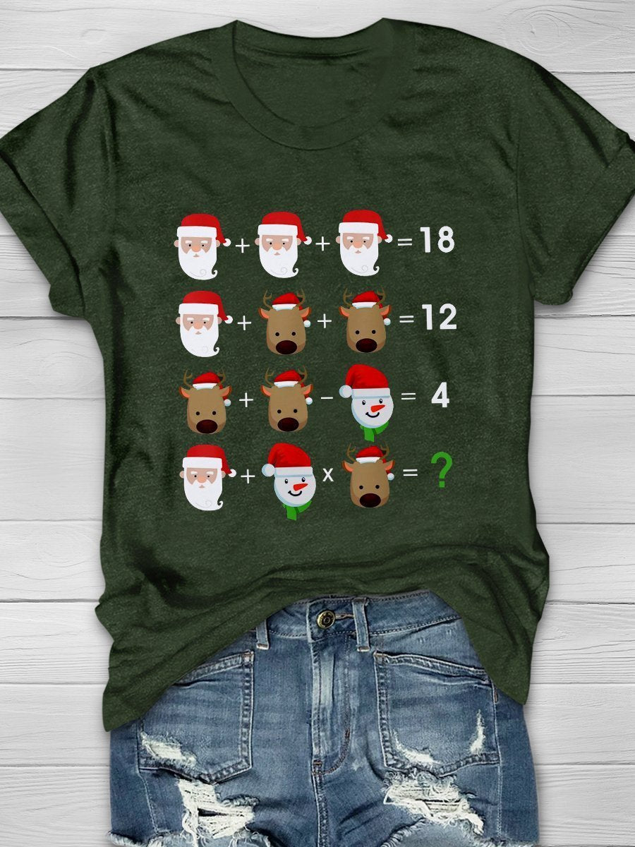 The Teacher Elf Print Graphic T-shirts