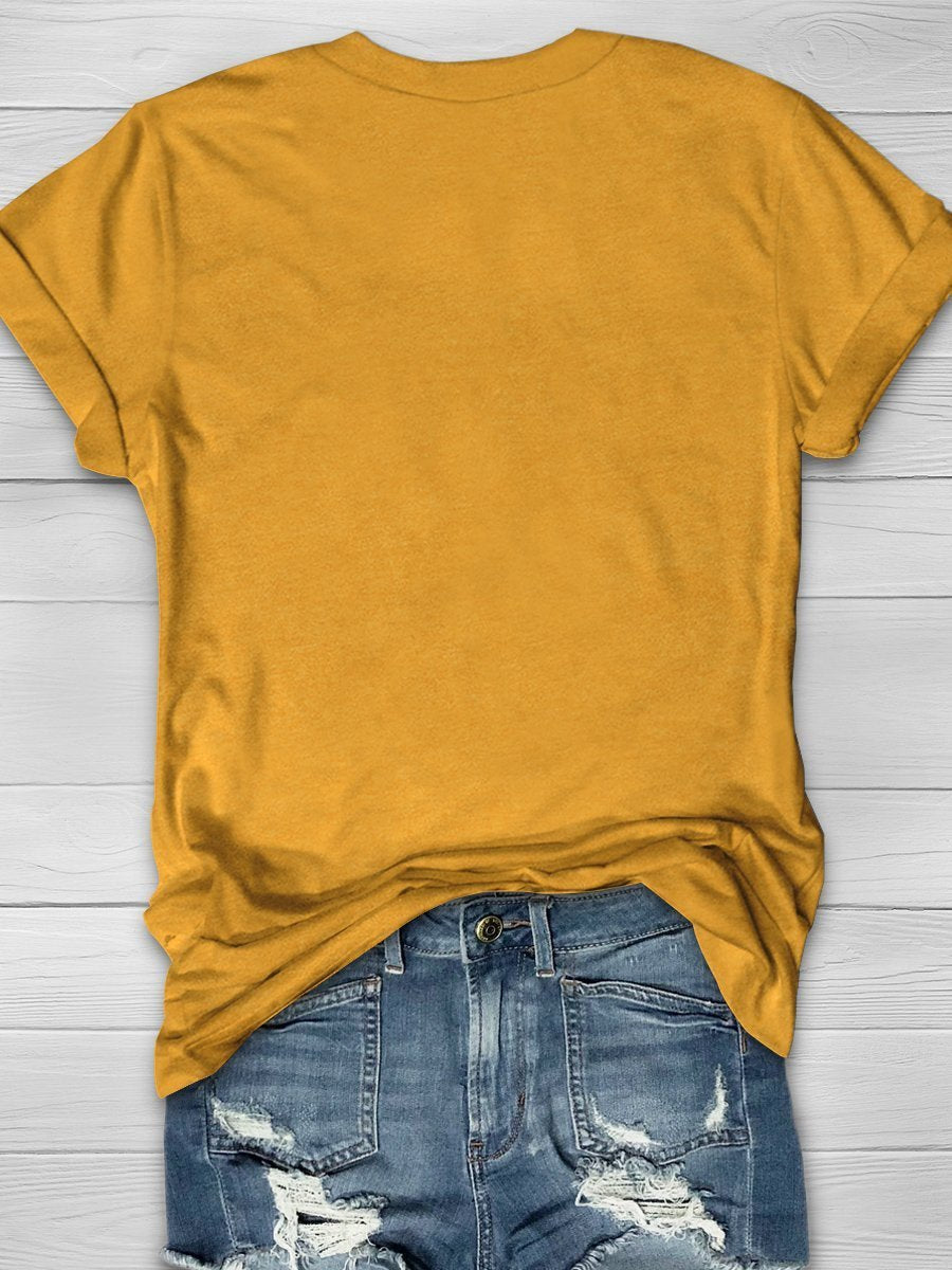 Christmas Teacher Print Graphic T-shirts